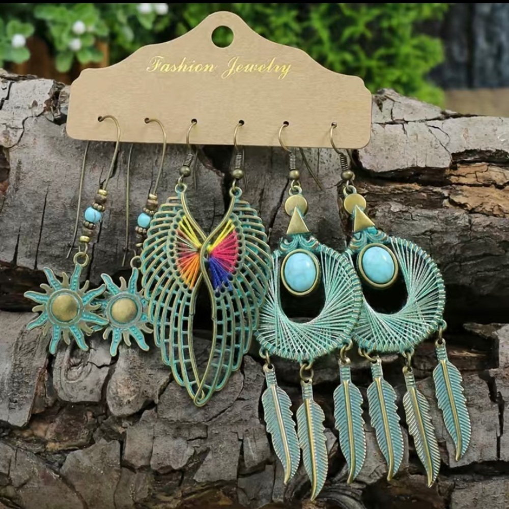 Vintage boho earrings